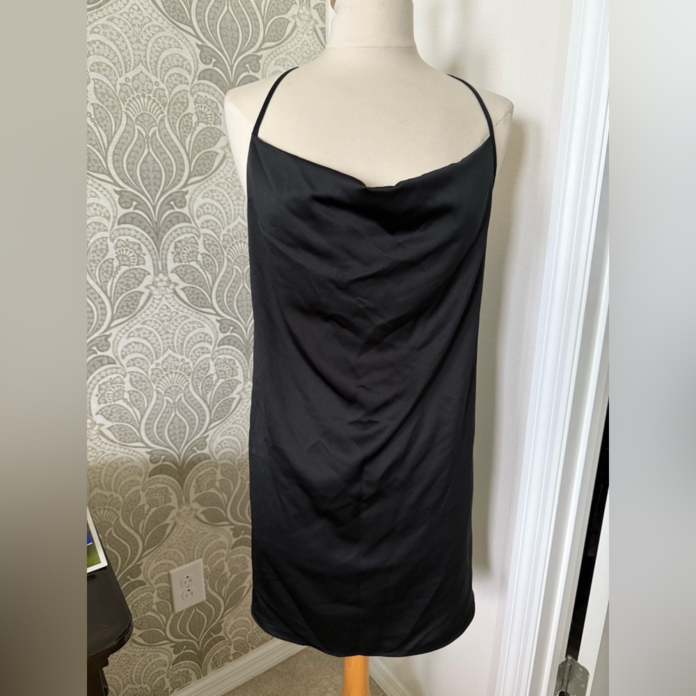 Elegant Black Slip Dress size 10